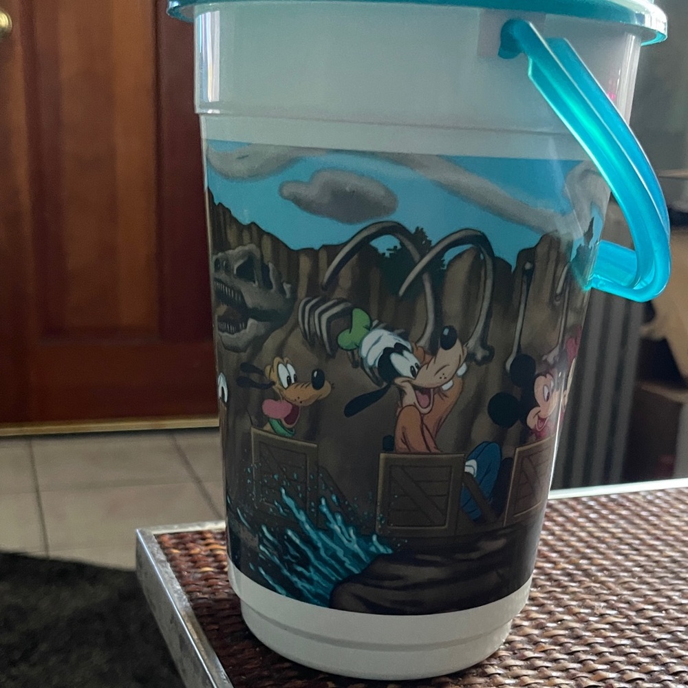 #65 Disney Themed Blue and White Tumbler